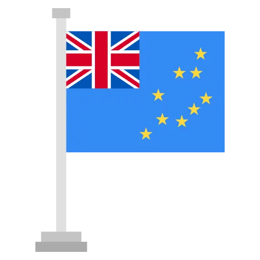 tuvalu plano ícone