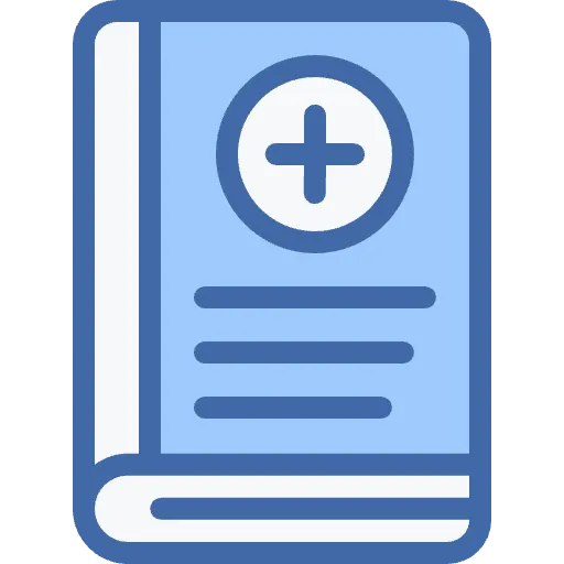 medical guide two-color icon