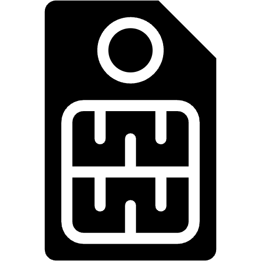 sim card filled icon