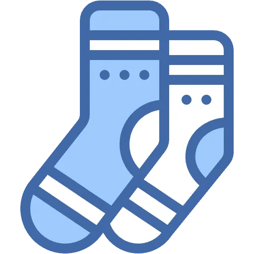 Socken zwei farben Icon