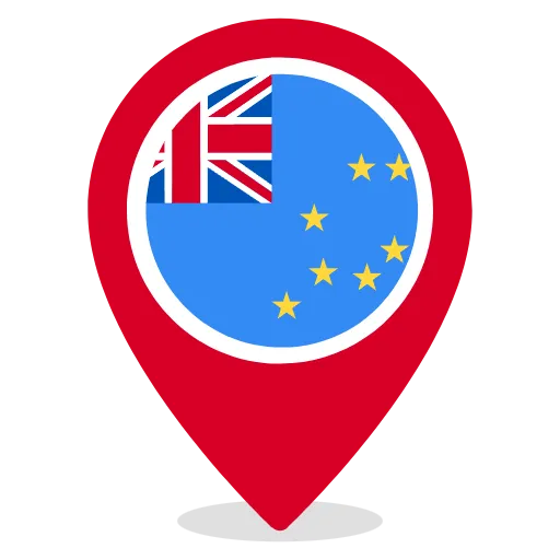 tuvalu plano ícone