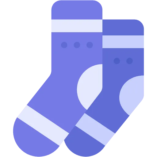 Socken flach Icon