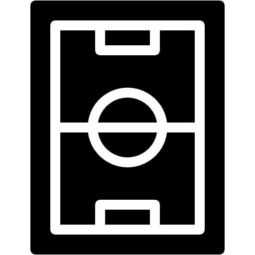 soccer field filled icon