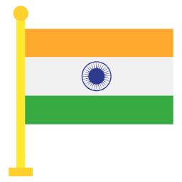 India flat icon