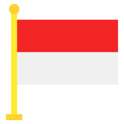 Indonesia flat icon