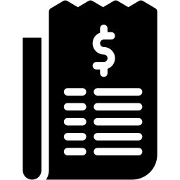 fattura pieno icona