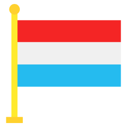 Luxembourg flat icon
