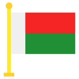 Madagascar flat icon