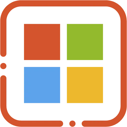 microsoft plano icono