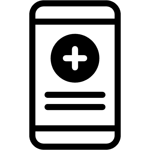 mobile app duotone icon