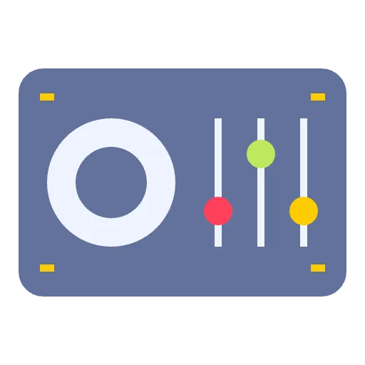 music equalizer flat icon