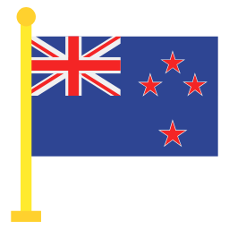 New Zealand flat icon