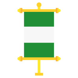 Nigeria flat icon