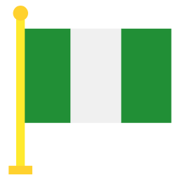 Nigeria flat icon
