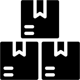 scatole di spedizione pieno icona