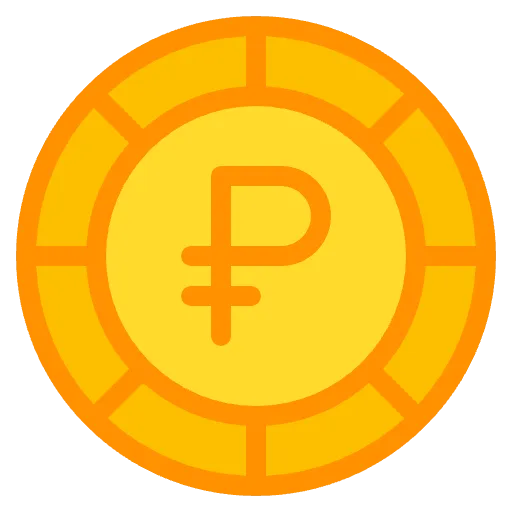 philippine peso flat icon