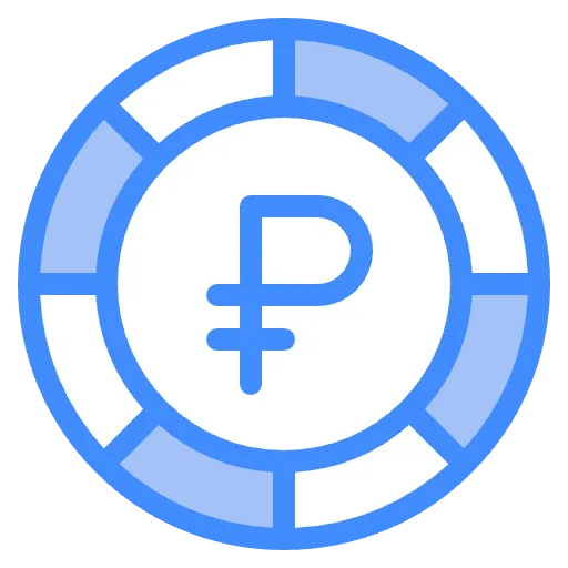 philippine peso two color icon