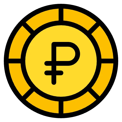 philippine peso lineal color icon