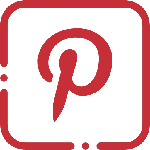 pinterest flat icon