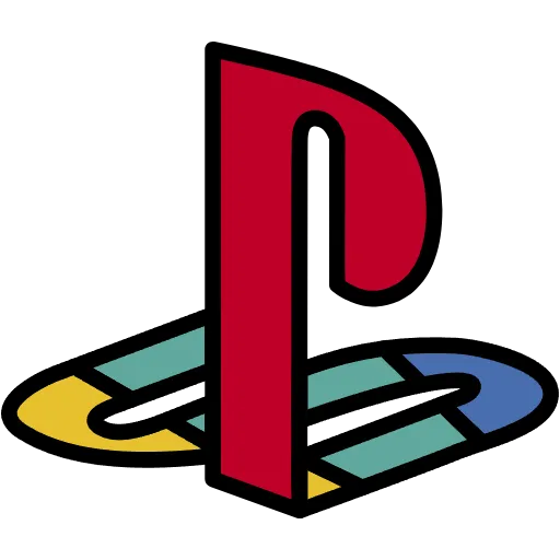 playstation lineal color icon
