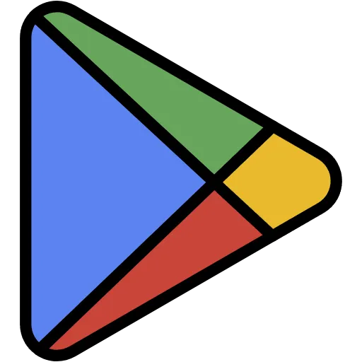 Negozio di giochi colore lineare icona