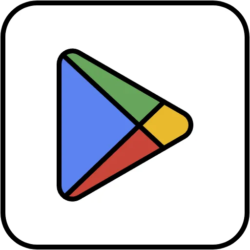 Negozio di giochi colore lineare icona