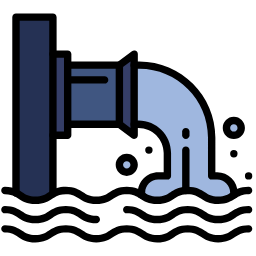 pollution lineal color icon