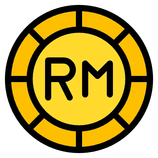 ringgit lineal color icon