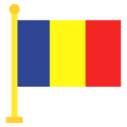 Romania flat icon
