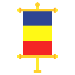 Romania flat icon