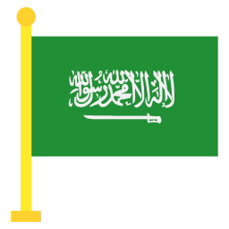 Saudi Arabia flat icon