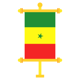 Senegal flat icon