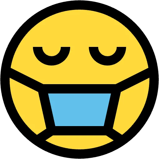 emoji malato colore lineare icona