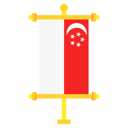 Singapore flat icon