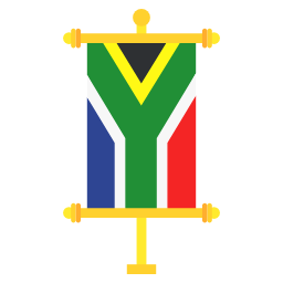 South Africa flat icon