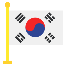 South Korea flat icon