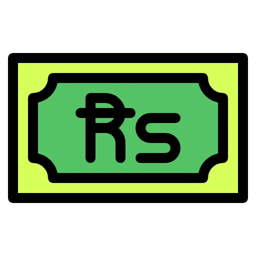sri lankan rupee icon
