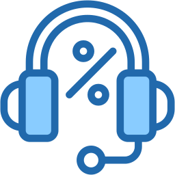 headphones two color icon