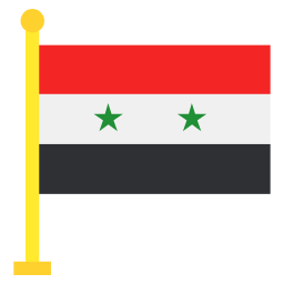 Syria flat icon
