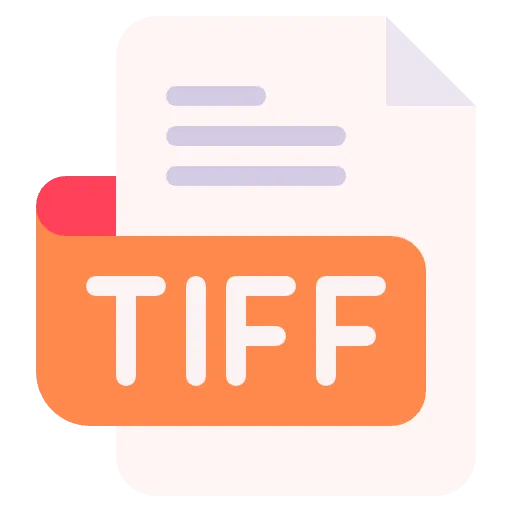 tiff dosyası düz simge