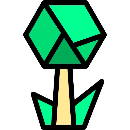 geometric tree icon
