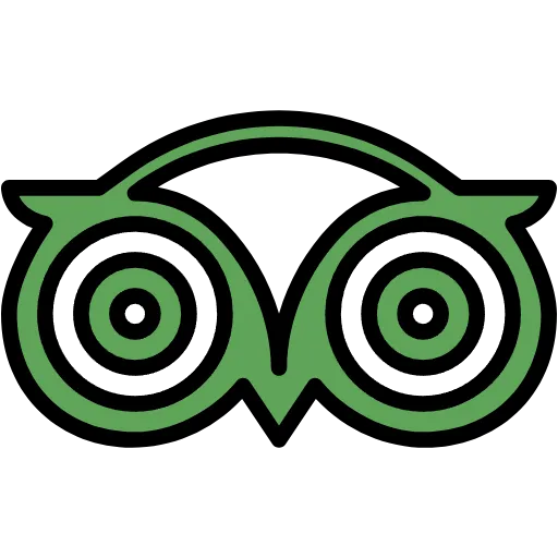 tripadvisor warna linear ikon