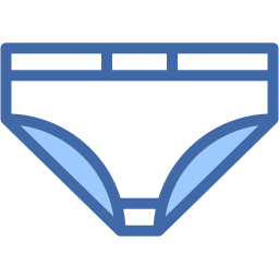 biancheria intima due colori icona
