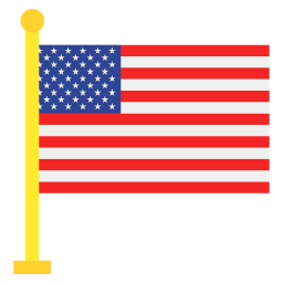 USA flat icon