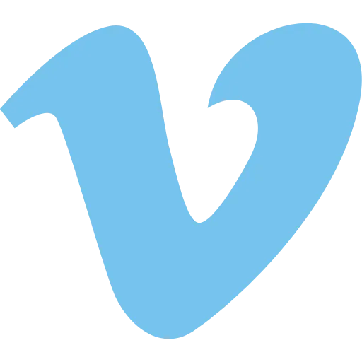 vimeo flat icon