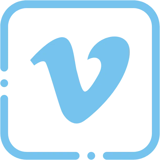 vimeo flat icon