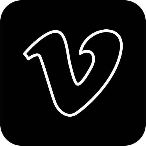 vimeo filled icon
