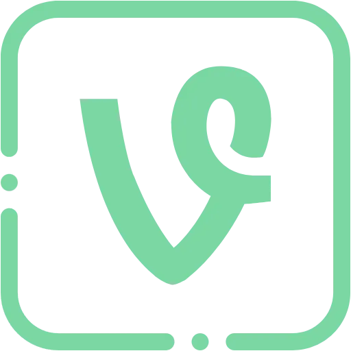 vine flat icon