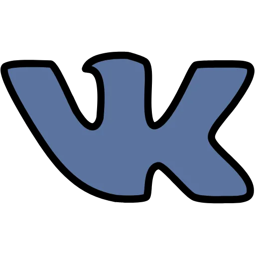 vkontakte vk lineal color icon