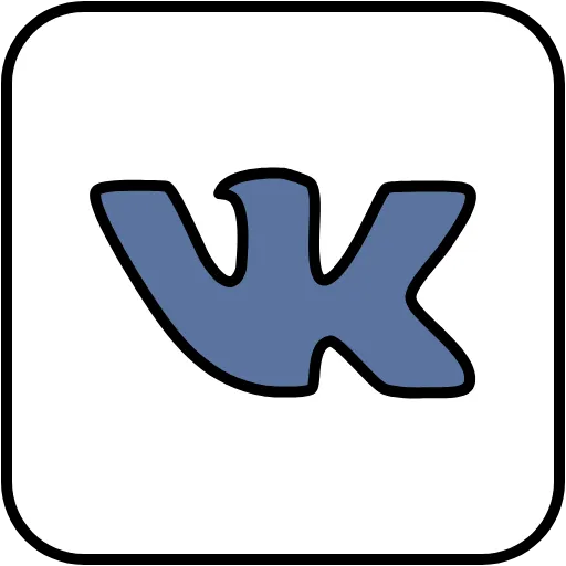 vkontakte vk lineal color icon
